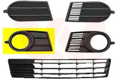 Produktbild von VAN WEZEL Lüftungsgitter Grill Stoßfänger für SUZUKI SWIFT III (MZ, EZ) mit Loch/Löchern für Nebellampen
