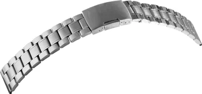 Produktbild von Edelstahl-Uhrenarmband, silberfarben, 18 mm - 24 mm