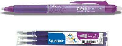 Produktbild von Frixion Clicker 0.5 violett + 3 Ersatzminen violett