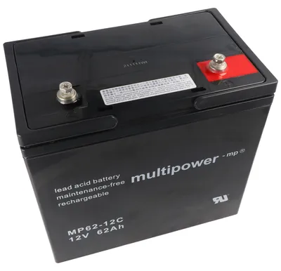 Produktbild von Multipower MP62-12C Blei Akku mit M8 Schraubanschluss