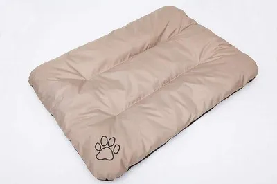 Immagine prodotto di Cuccia per cani - Posto letto e zona relax per cani - 90 x 60 cm - Colore beige - Cuscino per cani