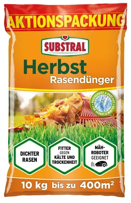 Produktbild von Substral Herbst Rasendünger 10 kg für 400m² 87713