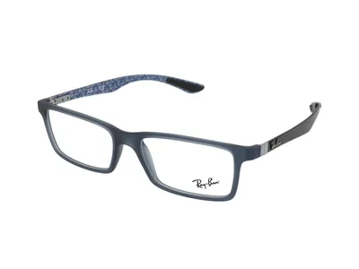 Produktbild von Ray-Ban RB8901, Erwachsener, Uni, Rechteckig, Blau, Schwarz, Nicht-polarisierte Linse, Karbonfaser