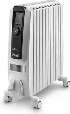 Produktbild von De’Longhi TRDX41025E, Öl-Heizlüfter, Öl, 24 h, Drinnen, Flur, Weiß