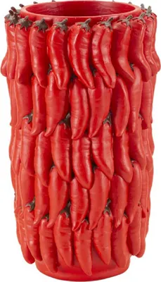 Zdjęcie produktu dla o Ferretti Wazon Chili Ø 20x34 cm rot