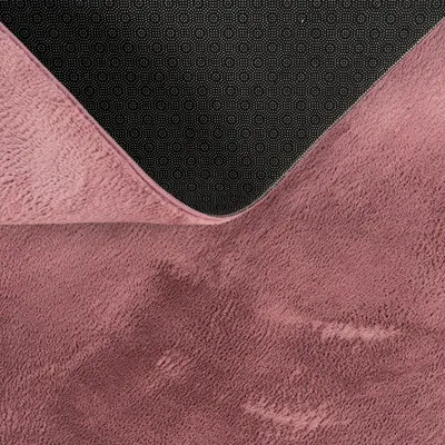 Produktbild von TT Home Wohnzimmer Teppich Hochflor Langflor Kunstfell Weich Modern Unifarben Flauschig Größe 80x300 cm