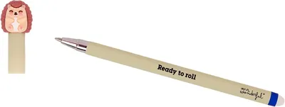 Productafbeelding van Mr. Wonderful mr - Wonderful Boli Borrable Bo-Bo egel balpen met blauwe - Kantoor en agenda