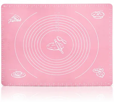 Silikon-Backmatte XXL 50x40 cm, rosa, antihaft