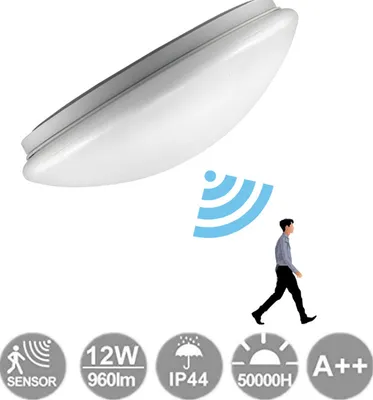 Obrázok produktu pre Fiqops LED stropné svetlo Stropné svietidlo Obývacia izba Kúpeľňové svetlo Obývacia izba 18W Neutrálna biela