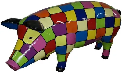 Immagine prodotto di Sculture astratte di maiali design decorazione vivente statue figure decorazione