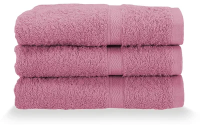 Imagen del producto de Toalla de baño Gabel, de rizo, 100% algodón, de rápida absorción, 40 x 60 cm, color fucsia