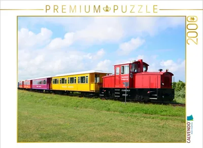 Produktbild von CALVENDO Puzzle Inselbahn 2000 Teile Puzzle quer | 2000 Teile Lege-Größe 90x67cm Foto-Puzzle für glückliche Stunden