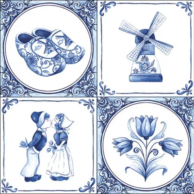 Produktbild von Ambiente Servietten Holland 33 cm
