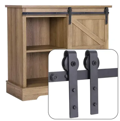 Imagen del producto de Kit de herrajes para puerta corredera (puerta individual de 1,5 metros)