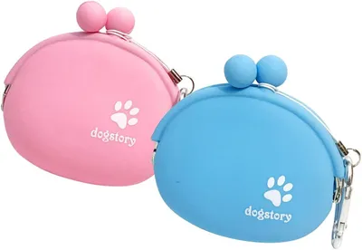 Immagine prodotto di 2 Pezzi di Sacchetti per Snack in Silicone per Cani e Gatti, Portatili e Resistenti