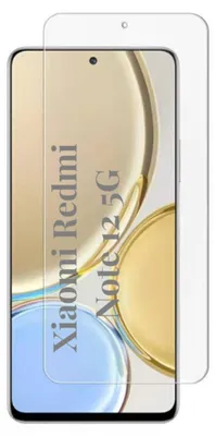 A screen protector for a Xiaomi Redmi Note 12 5G phone.