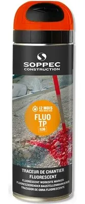 Produktbild von SOPPEC Markierfarbe Fluo TP, neon-orange, 500 ml
