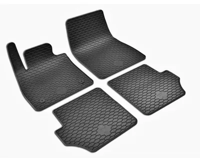 Produktbild von Gumarny Zubri Fußmatten Set Gummi für FORD Fiesta Mk7 Schrägheck Vorne+Hinten