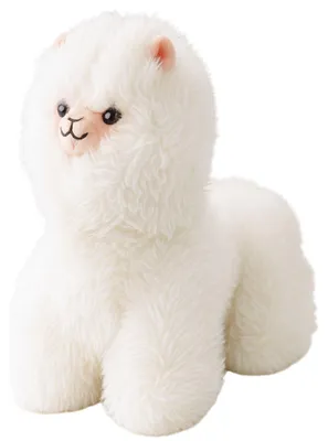 Produktbild von Lean Plüsch-Maskottchen Huggable Lama Weiß 40 X 40Cm