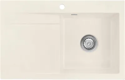Produktbild von Spüle KeraDomo STEMA 80 in JASMIN Becken rechts mit Handbetätigung