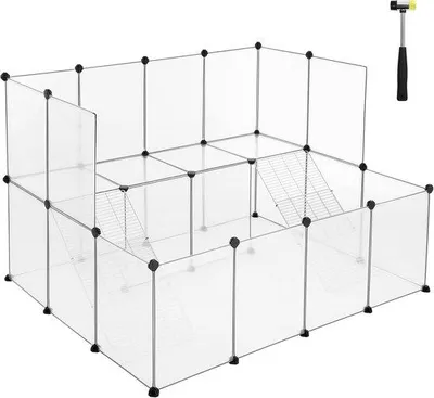 Obrázok produktu pre Modulárny výbeh pre malé zvieratá – biely – LPC004W01