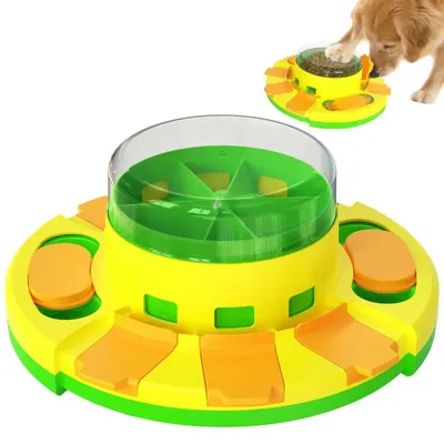 Produktbild von Interaktives Hundespielzeug & Intelligenz-Puzzle, Level 1/2 Slow Feeder, Grün