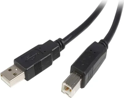 Zdjęcie produktu dla StarTech.com USB2HAB3M, 3 m, USB A, USB B, USB 2.0, Męska/Męska, Czarny