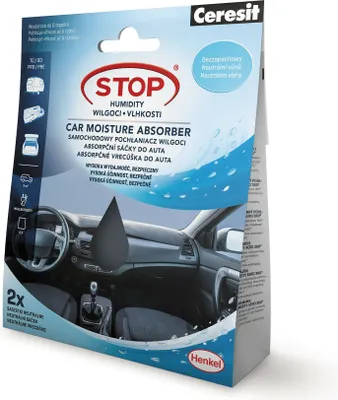 Produktbild von Ceresit STOP MOISTURE saugfähige Beutel für Auto 2x50g traler Duft