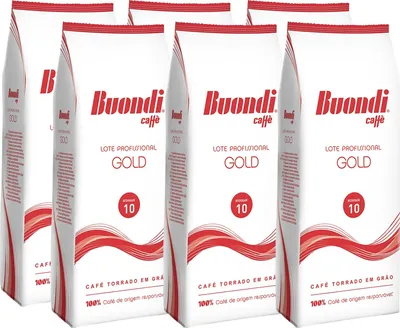 Produktbild von Nestlé Buondi Caffè Gold Espresso 6 x 1kg ganze Kaffeebohnen