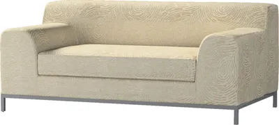 Produktbild von Dekoria Bezug für Kramfors 2-Sitzer Sofa, beige-golden, Sofahusse, Kramfors 2-Sitzer