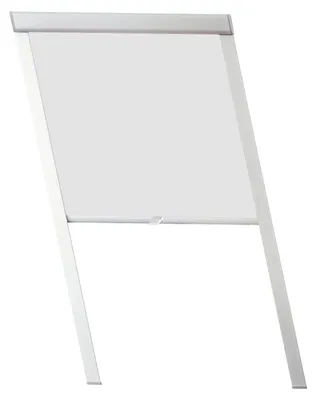 Image de Store enrouleur occultant et thermique pour fenêtre de toit, modèle S08 gris, compatible avec les fenêtres de toit VELUX