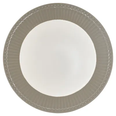 Obrázek produktu pro Porcelánový dezertní talíř Alice Warm Grey