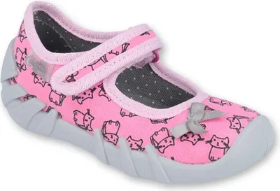 Produktbild von Mädchen Ballerinas Hausschuhe Befado Kätzchen Rosa 21