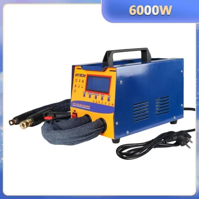 Obrázok produktu pre Zvárač na bodové zváranie karosérií – zvárač na opravu preliačin – 6000 W, 2000 A – funkcia pulzného zvárania – inteligentné ovládanie – zariadenie na opravu preliačin na karosérii automobilov