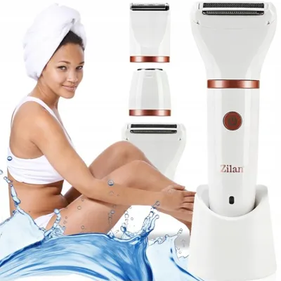 Produktbild von 3-in-1-Rasierer für Körper, Bikini, Beine und Achseln-wasserdicht, USB