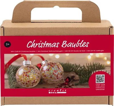 Produktbild von creativ company Kreativ Set Pailletten Weihnachtskugeln