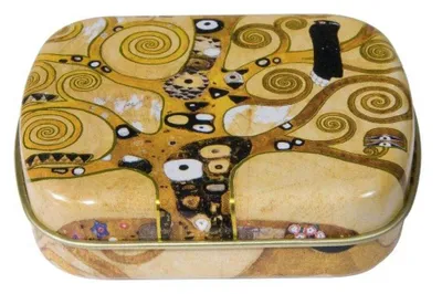 Obrázek produktu pro Dřevěná kovová krabička Klimt Strom života, Fridolin