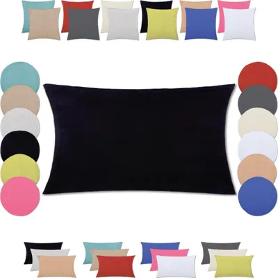 Immagine prodotto di Copricuscino (serie Ellen) 30x50cm Copricuscino decorativo Copricuscino decorativo, colore: nero