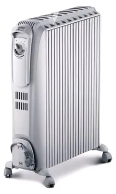 Produktbild von De’Longhi Dragon 4 TRD4 0615, Heizkörper, Flur, Weiß, Drehregler, 1500 W, 800 W