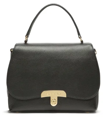 Produktbild von Braccialini Michelle Mittelgroße Handtasche aus taupefarbenem weichem Leder mit