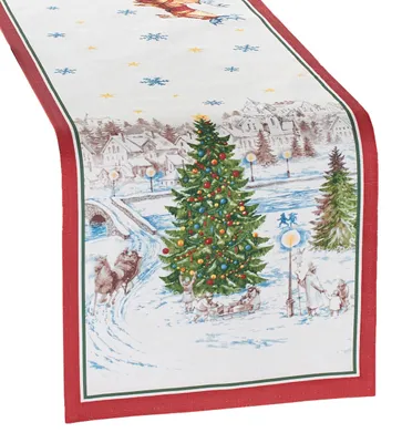 Tafelloper Polyester Weihnachtsmotiv 33x177,8 cm Multi