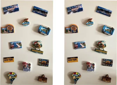 Produktbild von STALFORM 2x Leicht Magnettafel Weiß 66x42 cm aus Edelstahl Magnetwand Pinnwand  Magnetisch Groß Magnetboard Küche, Büro, Kinderzimmer
