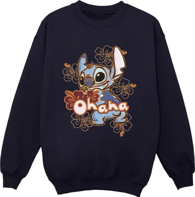 Produktbild von Disney - "Ohana" Sweatshirt für Damen BI22823 (XXL) (Marineblau)