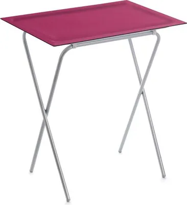 Produktbild von DON HIERRO - Beistelltisch klappbar ADA mit abnehmbarem Tablett, platzsparend