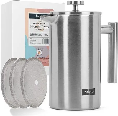 Obrázok produktu pre Kávovar French Press z nehrdzavejúcej ocele s izoláciou