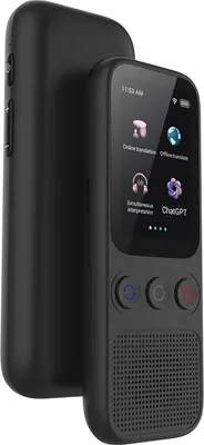 Obrázok produktu pre S80 2″ Jazykový softvér 138 jazykov online prekladač, 17 offline, text/foto/simultánny preklad, ChatGPT, audio/video nahrávanie Jazykový prekladač