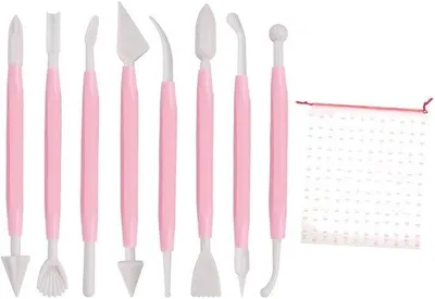 Image de Jeu de 8 moules à gâteau - Plastique durable - Outil de jardinage polyvalent