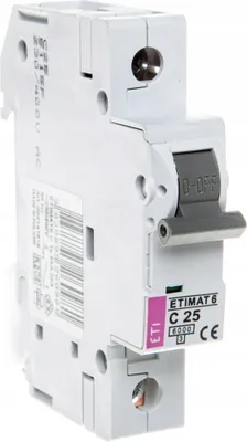 Image de Disjoncteur 1P C25 - 230V - 25A - Haute protection - Fiable et durable