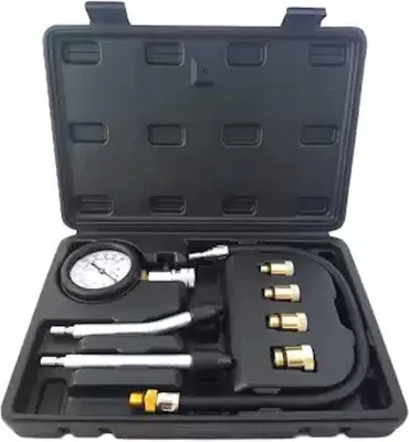 Image de Appareil de contrôle de compression pour moteurs à essence - 0 à 300 PSI - Kit de test pour automobile - Appareil de contrôle de compression pour moteur à essence