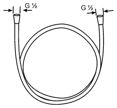 Obrázok produktu pre KLUDI 6105505-00 LOGOFLEX hadica